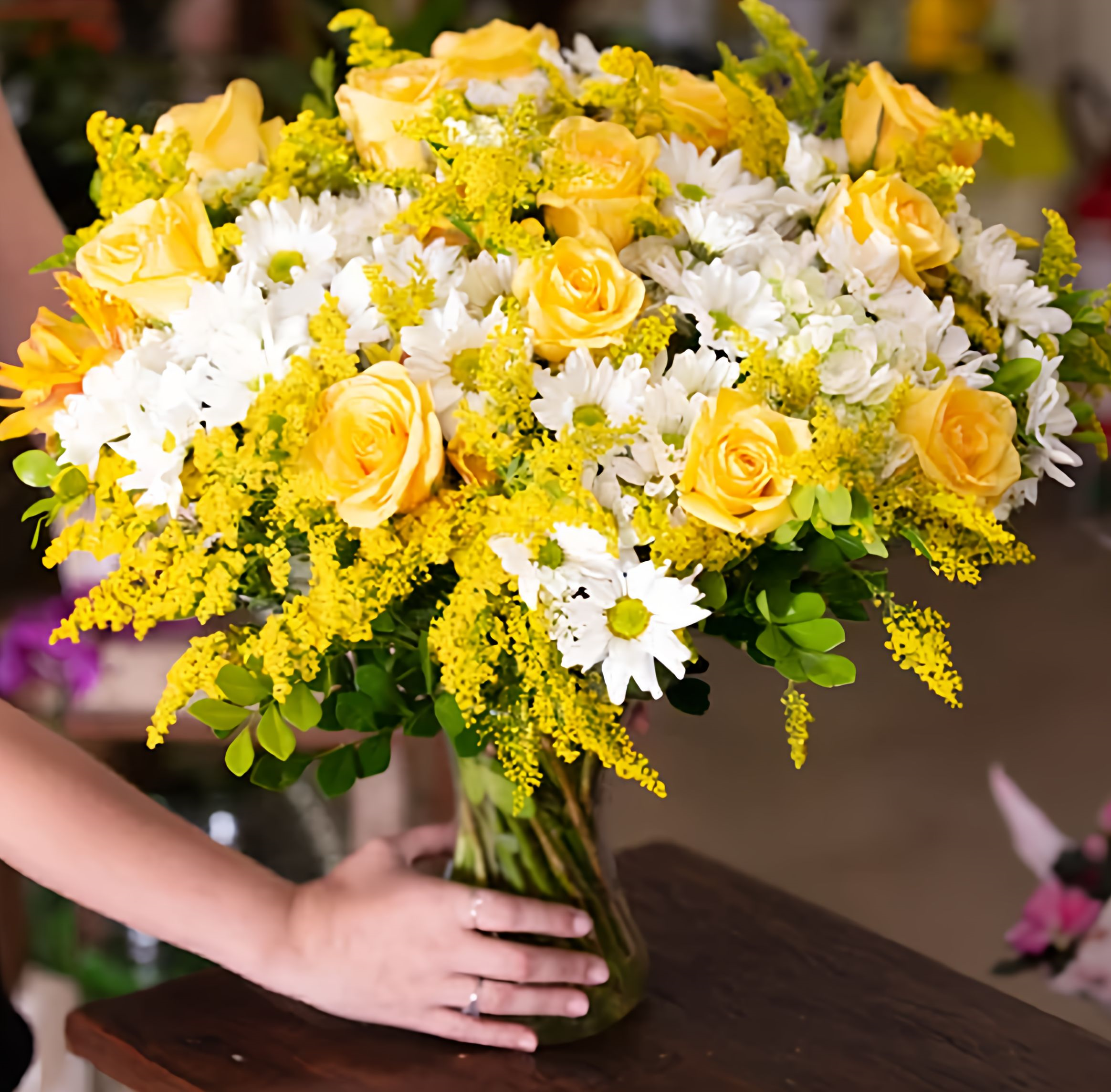 Coroa de flores corporativas