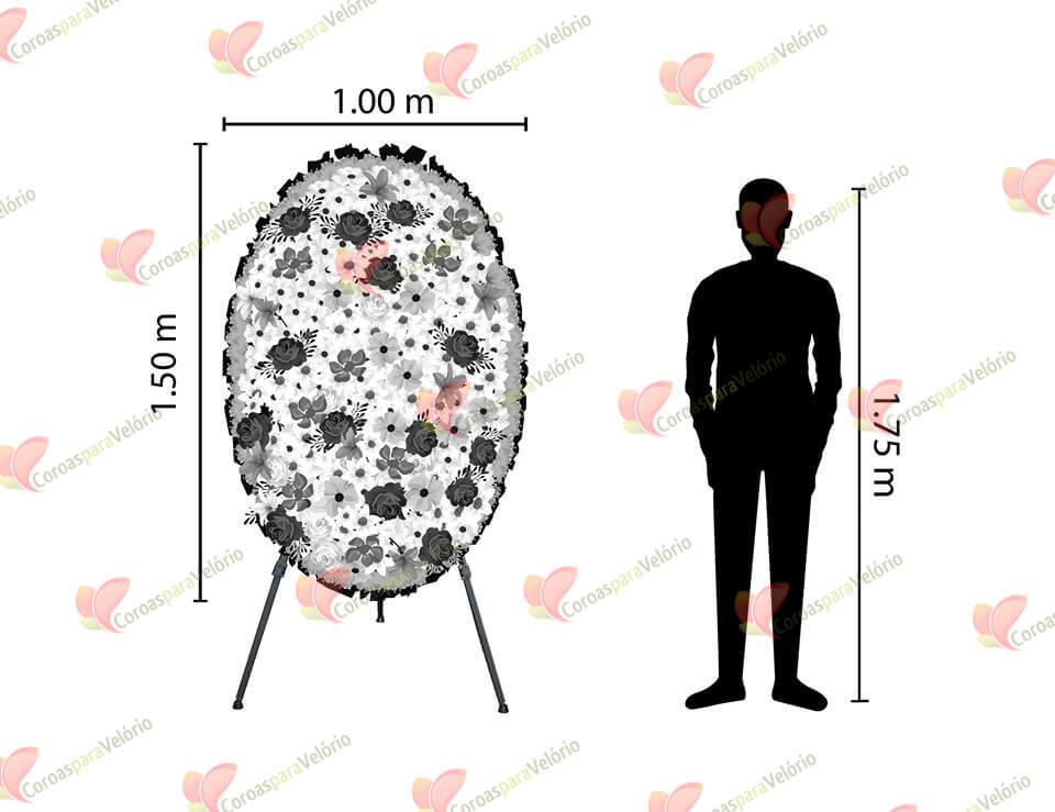 Coroa de Flores Premium - 06 Grande